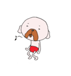 赤パンワンコ（個別スタンプ：30）
