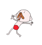 赤パンワンコ（個別スタンプ：36）