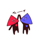 さんかくっこ△▲（個別スタンプ：9）