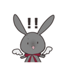 うさぎのノワールと仲良したまご（個別スタンプ：7）