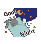 うさぎのノワールと仲良したまご（個別スタンプ：14）