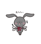 うさぎのノワールと仲良したまご（個別スタンプ：17）