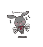 うさぎのノワールと仲良したまご（個別スタンプ：18）