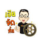Mr.Tee racing wheel（個別スタンプ：4）
