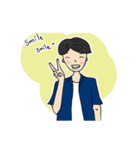 Daily life of cheerful boy（個別スタンプ：2）