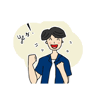 Daily life of cheerful boy（個別スタンプ：9）