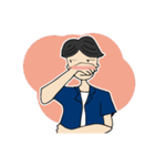 Daily life of cheerful boy（個別スタンプ：11）
