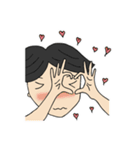 Daily life of cheerful boy（個別スタンプ：15）