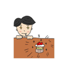 Daily life of cheerful boy（個別スタンプ：19）