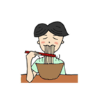 Daily life of cheerful boy（個別スタンプ：20）