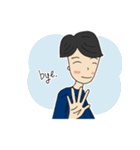 Daily life of cheerful boy（個別スタンプ：24）