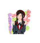 AKB48 選抜総選挙がんばるぞ！スタンプ 09（個別スタンプ：2）
