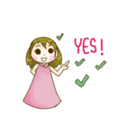 Little Sweet couple（個別スタンプ：7）