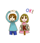 Little Sweet couple（個別スタンプ：35）