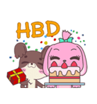 Pinkie ＆ Brownie（個別スタンプ：35）