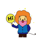 Bearded lion（個別スタンプ：2）