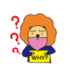 Bearded lion（個別スタンプ：11）
