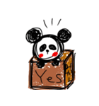 捨てられパンダ（個別スタンプ：11）