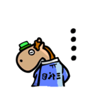 ぐぅーんまさん。群馬県の三代目を狙う馬。（個別スタンプ：40）