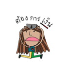 Weird girl（個別スタンプ：6）