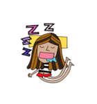 Weird girl（個別スタンプ：17）