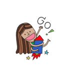 Weird girl（個別スタンプ：27）
