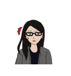 Gloomy Girl Bai（個別スタンプ：2）