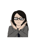 Gloomy Girl Bai（個別スタンプ：3）