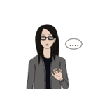 Gloomy Girl Bai（個別スタンプ：6）