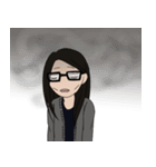 Gloomy Girl Bai（個別スタンプ：13）