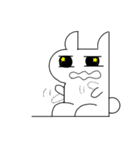 壁ウサギ（個別スタンプ：6）