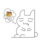 壁ウサギ（個別スタンプ：10）