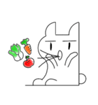 壁ウサギ（個別スタンプ：13）