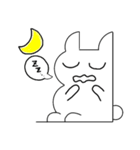 壁ウサギ（個別スタンプ：16）
