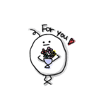 変幻自在ゆるっとてがきもち（個別スタンプ：3）