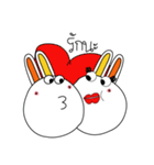 Miki rabbit and Friends（個別スタンプ：21）