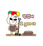 Jangdokdae Kimchi (Korean/English)（個別スタンプ：8）