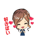 熊本弁かわいいキャバ嬢（個別スタンプ：34）