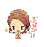 熊本弁かわいいキャバ嬢（個別スタンプ：37）