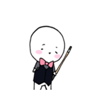 ビリヤード手玉「BR君」（個別スタンプ：38）