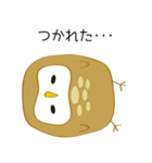 ふくろうの日常スタンプ（個別スタンプ：1）