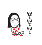 三文字 韓国語スタンプ [隣のお兄さん]（個別スタンプ：24）