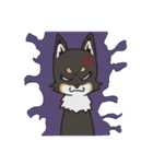 黒柴のマロ（個別スタンプ：24）
