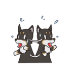黒柴のマロ（個別スタンプ：35）