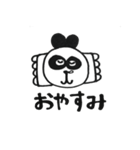 panda panda Black（個別スタンプ：6）