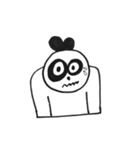 panda panda Black（個別スタンプ：32）