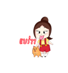 Little Girl Pook-Pik ＆ Kuma Bufbie（個別スタンプ：8）
