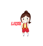 Little Girl Pook-Pik ＆ Kuma Bufbie（個別スタンプ：11）