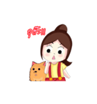 Little Girl Pook-Pik ＆ Kuma Bufbie（個別スタンプ：20）