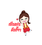 Little Girl Pook-Pik ＆ Kuma Bufbie（個別スタンプ：21）